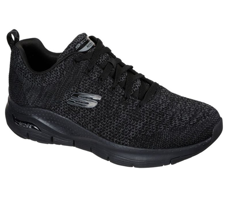 Skechers Herr Svarta Sneakers - Arch Fit - Paradyme - Sverige (NVEXR-6402)